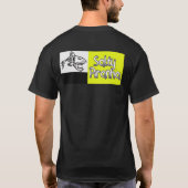 Salty Piranha T-shirts voor zout (Achterkant)