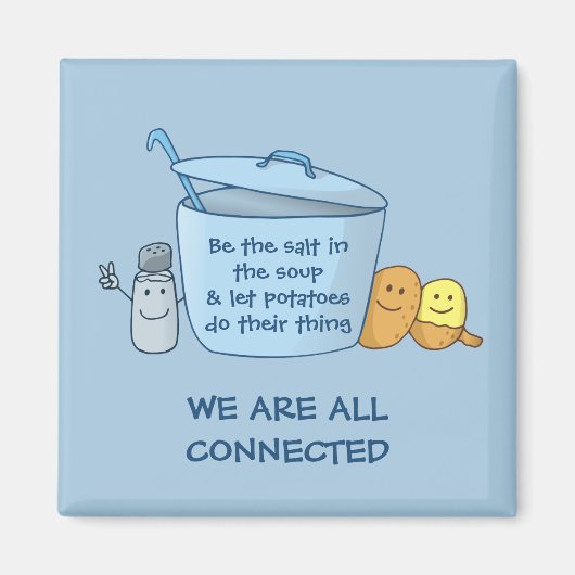 Salty Potato Soup Magnet (Voorkant)