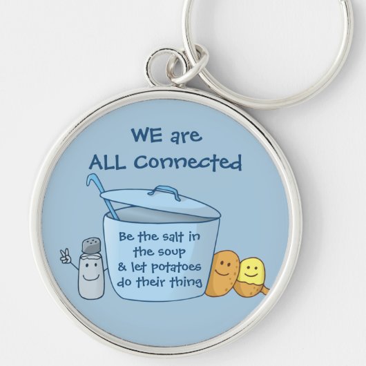 Salty Potato Soup Sleutelhanger (Voorkant)
