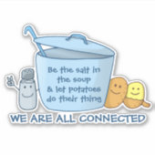 Salty Potato Soup Sticker (Voorkant)