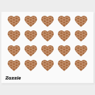 Salty Pretzels Lovers Food Bakers Loop Shape Hart Sticker