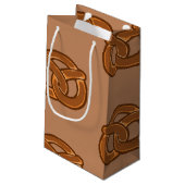 Salty Pretzels Lovers Food Bakers Loop Shape Klein Cadeauzakje (Achterkant Gekanteld)