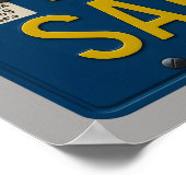 Salty - Retro 1969 California License Plate Art Poster (Hoek)