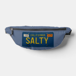 Salty Retro 1969 California License Plate Graphic Heuptasje