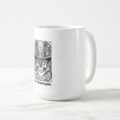 Salty Shamrock Skull T-Shirt Koffiemok (Voorkant rechts)