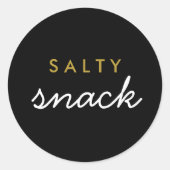 Salty Snack Sticker (Voorkant)