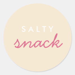 Salty Snack Sticker