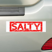 Salty Stamp Bumpersticker (Op auto)