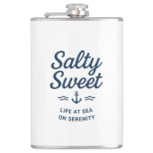 Salty Sweet Life bij Zee Mok Heupfles (Voorkant)