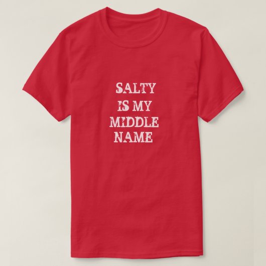SALTY T-SHIRT (Design voorkant)