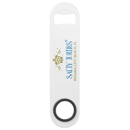 Salty Turtles® flesopener Speed Flessenopener (Achterkant)