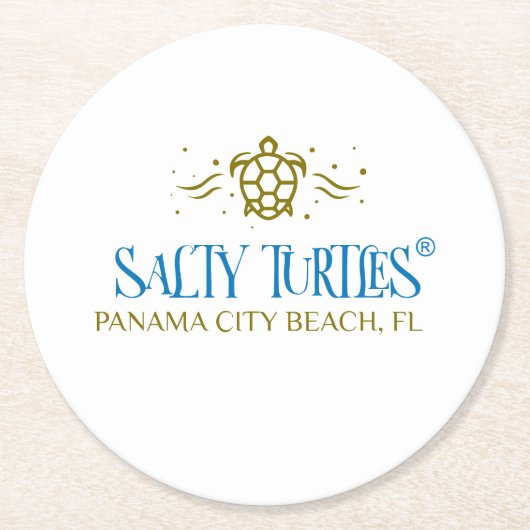 Salty Turtles® Onderzetters (Voorkant)