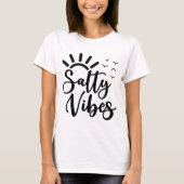 Salty vibes t-shirt (Voorkant)