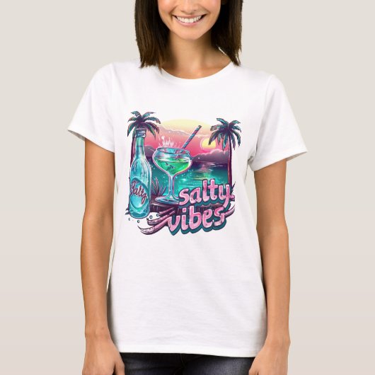 Salty vibes t-shirt (Voorkant)