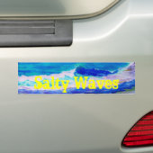 Salty Waves Bumpersticker (Op auto)