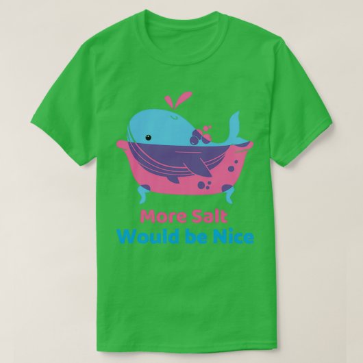 Salty Whale T-shirt (Design voorkant)