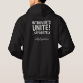 SaltyBy Nature "Introverts Unite" Hoodie (Achterkant)