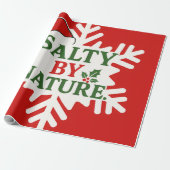 SaltyByNature kerstinpakpapier Cadeaupapier (Uitgerold)