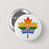 SaltyByNature Pride Pin Ronde Button 5,7 Cm (Voorkant /achterkant)