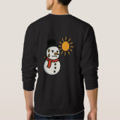 SaltyByNature Zon & Sneeuwman Sweatshirt (Achterkant)