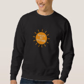 SaltyByNature Zon & Sneeuwman Sweatshirt (Voorkant)