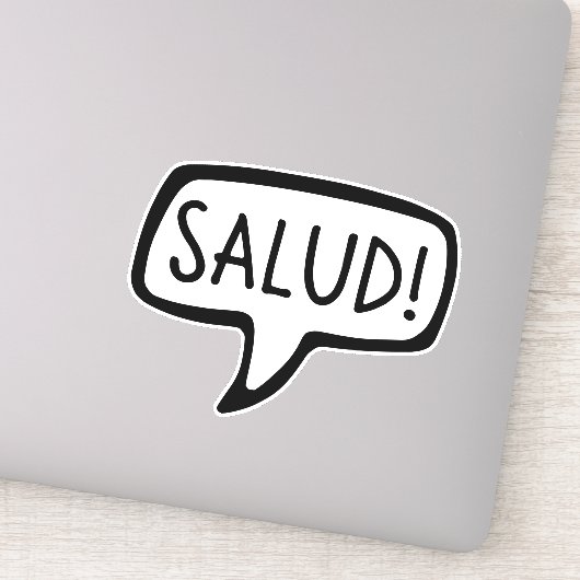 Salud! Breton Greeting Hallo, Bretagne, Brezhoneg Sticker (Detail)