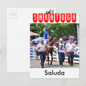 Saluda, 2 jaar oud, vuil van Congaree Briefkaart (Voorkant / Achterkant)