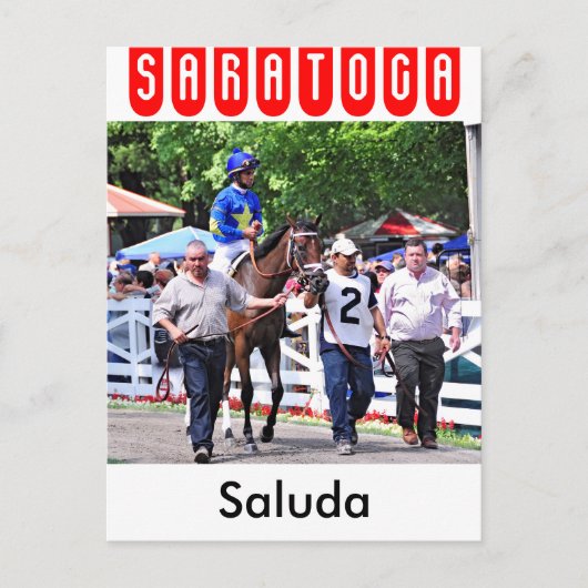 Saluda, 2 jaar oud, vuil van Congaree Briefkaart (Voorkant)