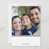 Saludo militar de la Navidad de Brown Feestdagenkaart (Achterkant)