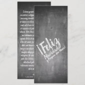 Saludos de Navidad en La Pizarra (Voorkant / Achterkant)