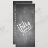 Saludos de Navidad en La Pizarra (Voorkant / Achterkant)