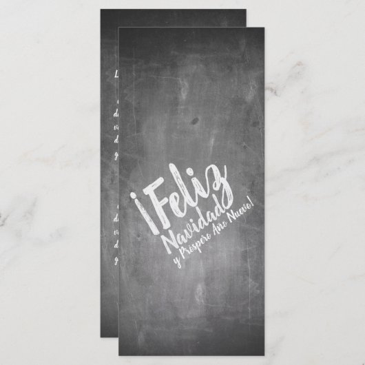 Saludos de Navidad en La Pizarra (Voorkant / Achterkant)