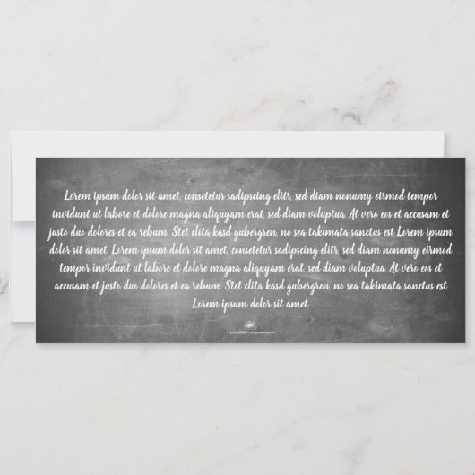 Saludos de Navidad en La Pizarra (Achterkant)