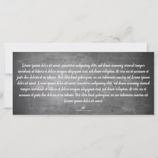 Saludos de Navidad en La Pizarra (Achterkant)