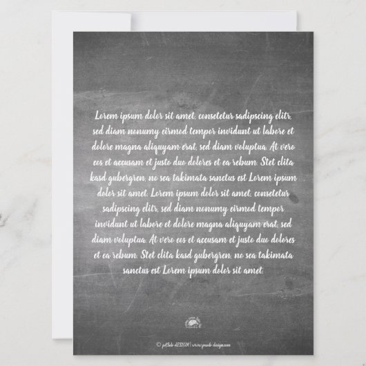 Saludos de Navidad en La Pizarra (Achterkant)