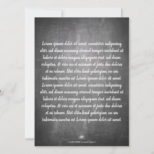 Saludos de Navidad en La Pizarra (Achterkant)