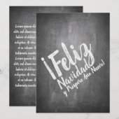 Saludos de Navidad en La Pizarra (Voorkant / Achterkant)