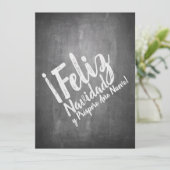 Saludos de Navidad en La Pizarra (Staand voorkant)