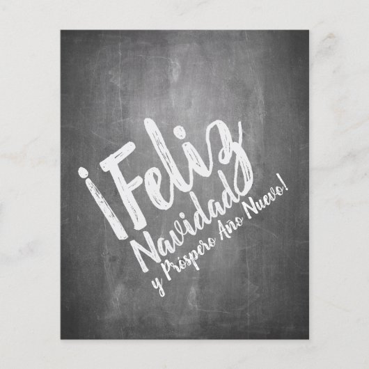 Saludos de Navidad en La Pizarra (Voorkant)