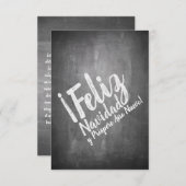 Saludos de Navidad en La Pizarra (Voorkant / Achterkant)