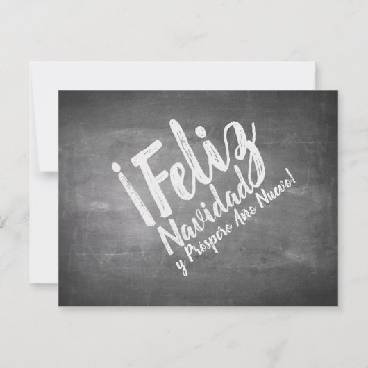 Saludos de Navidad en La Pizarra (Voorkant)