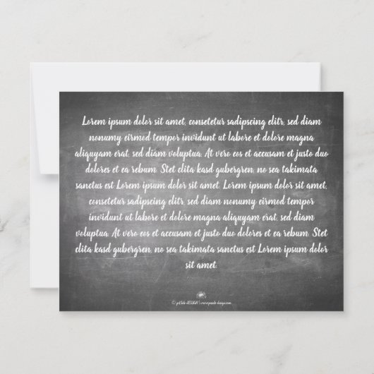 Saludos de Navidad en La Pizarra (Achterkant)