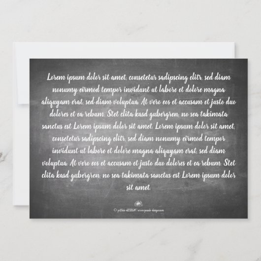 Saludos de Navidad en La Pizarra (Achterkant)