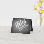 Saludos de Navidad en La Pizarra Kaart (Gele Bloem)