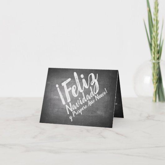 Saludos de Navidad en La Pizarra Kaart (Voorkant)