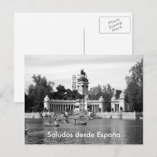 Saludos desde España Briefkaart (Voorkant / Achterkant)