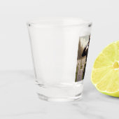 Saluerende Marine Corps Wolf Shot Glas (Links)