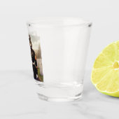 Saluerende Marine Corps Wolf Shot Glas (Rechts)