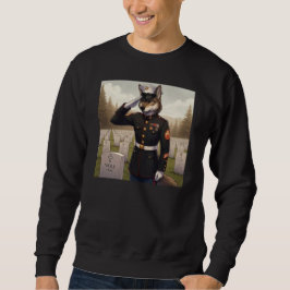 Saluerende Marine Corps Wolf  Trui