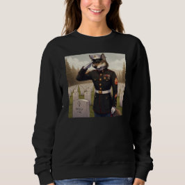 Saluerende Marine Corps Wolf  Trui